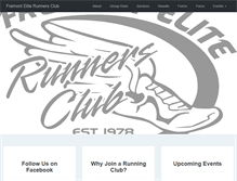 Tablet Screenshot of fremonteliterunnersclub.com